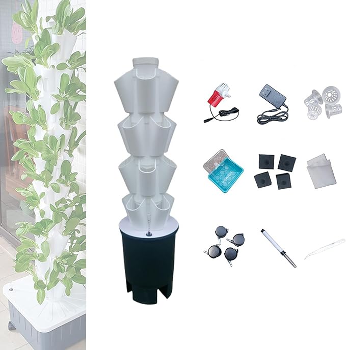 Hydroponics Growing System Kit Indoor/Outdoor Herb Garden for Vegetable Gardening Lovers Complete Hydroponic Setup for Easy Plant Growth
