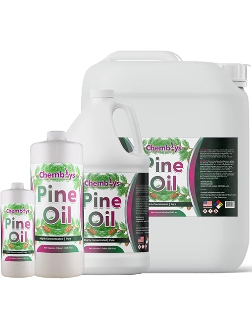Chemboys Pine Oil - Highly Concentrated Organic Foliar Plant Fertilizer Bio-Stimulant for Gardens Indoor &amp Outdoor Plants Hydroponics Multipurpose Natural Deodorizer – Bulk Pine Oil | 4 fl oz