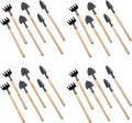 GANAZONO 8 Sets Mini Gardening Tools Portable Garden Hand Tools Set Miniature Gardening Rake Trowel and Shovel for Bonsai Succulents Herbs Planting