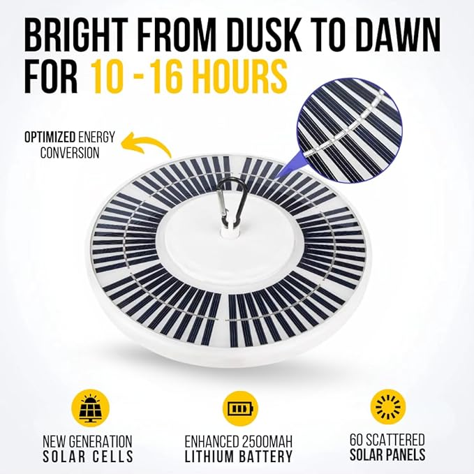 Ultra Bright Solar Powered Flag Pole Light | 100% Coverage with 48 LEDs | 14-Hour Dusk to Dawn | Waterproof | Obey The U.S. Flag Code | Auto ON/Off System | Easy to Install