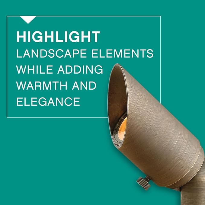 Hinkley Hardy Island 12V Accent Spot Light MR11 Integrated LED Included Cast Brass Material Clear Lens Wiring Kit and Ground Spike Included Hardy Island Series Matte Bronze Finish