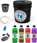 Hydroponic Kit N3 DWC System Economic Complete Indoor Garden with Nutrients (5gal)
