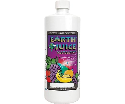 Earth Juice Xatalyst 1 Qt Liquid Fertilizer for Plant Growth