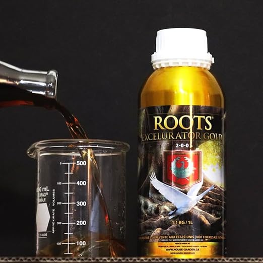 House &amp Garden Roots Excelurator 1L &amp Shooting Powder Sachet 65g Fertilizer Root Stimulator