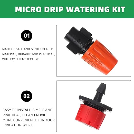 BESPORTBLE Automatic Drip Irrigation Kit 15m DIY Garden Watering System Micro Drip Irrigation for Outdoor Plants Greenhouse Lawn Misting Sprinkler