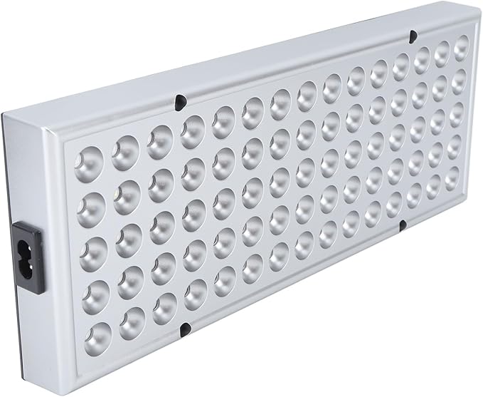 25W LED Plant Light Full Spectrum Grow Lamp for Indoor &amp Greenhouse Seedlings Veg Flowers - 110-220V with US Plug