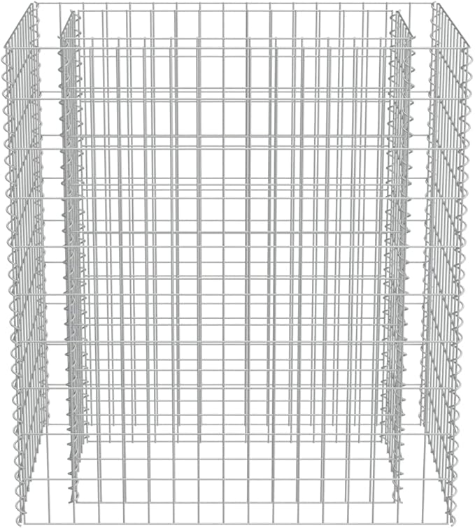 Gabion Raised BedOutdoor Garden GabionsStone BasketsPlanters Raised Vegetable BedsGarden DecorationGalvanized Steel 35.4x19.7x39.4