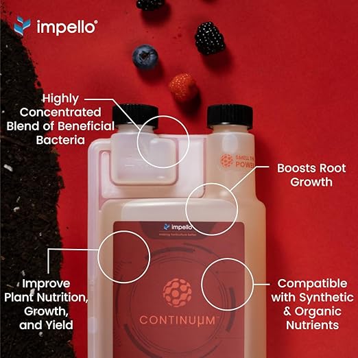 Continuum All-Natural Root Booster &amp Plant Probiotic |Boosts Growth Root Development Soil Health &amp Yields |Beneficial Bacteria Supplement for Strong Healthy Plants|Gardens Lawns Medicinal