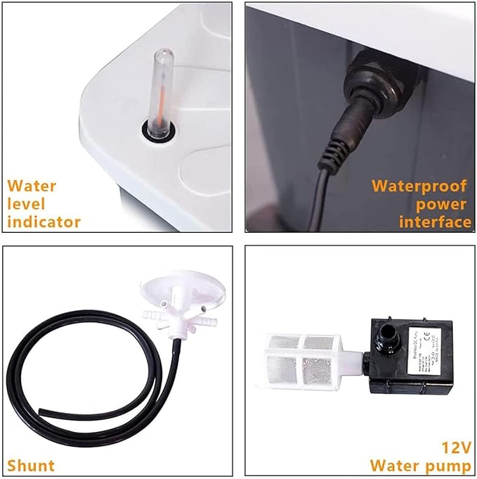 Indoor Garden Hydroponics Growing System DIY Vertical Hydroponic Planters with Pump and Movable Water Tank Hydroponics Growing System for Herbs Fruits and Vegetables