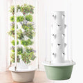 Hydroponics Growing System Kit Tower Indoor Hydroponic Tower with Hydrating Pump Adapter with LED Light for Home Kitchen Vegetables9thfloor