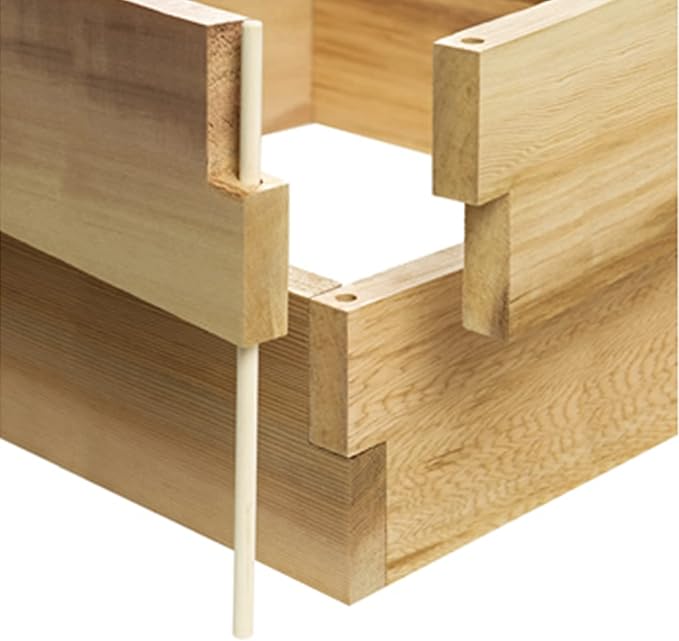 All Things Cedar Raised Garden Box 2' Square 2-Tier Planter Bed Western Red Cedar Build