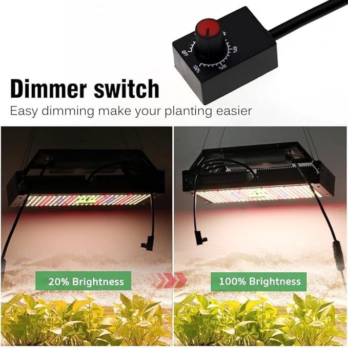 LED Grow Lights Full Spectrum Hanging Grow Lights for Indoor Plants 240W UV-IR Full Spectrum Led Grow Light for Seedling Veg and Bloom for Seedling Veg and Bloom