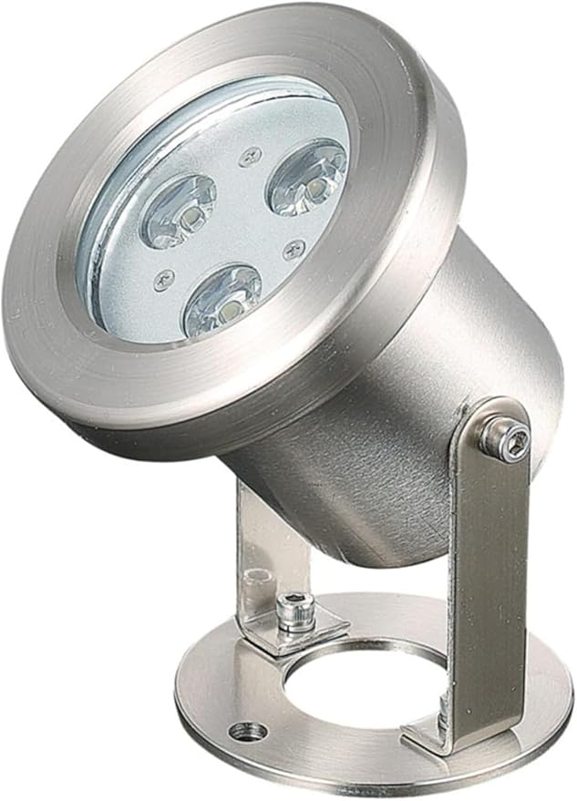 Submersible LED Swimming Pool Light - IP68 Waterproof Garden Pond Lights 304 Stainless Steel Fountain Decoration Underwater Landscape Lights(White)