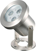 Submersible LED Swimming Pool Light - IP68 Waterproof Garden Pond Lights 304 Stainless Steel Fountain Decoration Underwater Landscape Lights(Red Light)
