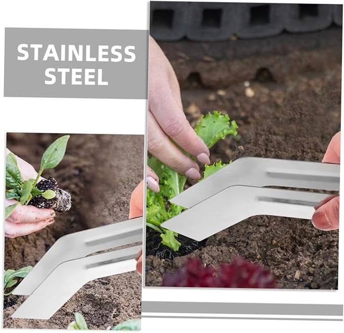BESPORTBLE 6pcs Garden Tool Garden Weed Puller Tool Stainless Steel Pliers for Plants Handheld Plants Removal Tong