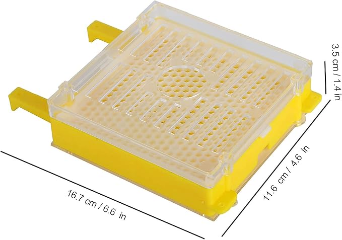 Queen Bee Rearing Kit Durable Plastic Grafting Tool Set for Beekeeping Complete System with Cell Cups and Marking Tools for Hive Management