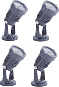 4PCS IP65 Waterproof Floodlight - Garden Lights - 3W Lawn Lighting Landscape Lights Outdoor SRotation Spotlight Led Beam Light Advertising Signs Projection Disc Spotlight(White)