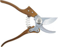 Garvee Professional Pruning Shears for Gardening with High-Carbon 75Cr1 Blades | Wood-Grain Aluminum Handle Garden Shears | 8x20cm Heavy Duty Gardening Tools for Florists &amp Gardeners