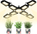 300W LED Foldable Grow Light E26/E27 Plant Cultivation Lamp 100-277V UV/IR Sunlight Growth Lighting 110V Indoor Greenhouse Bulb 432Leds Tent Seedling Box HydroponicsSucculents Potted Veggies Fruits