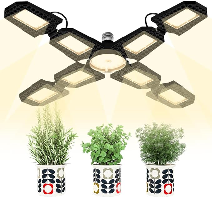 400W Indoor LED Plant Lamps E26/E27 Full Spectrum Growth Bulb Sunlight Hydroponic Fill Lights Foldable Greenhouse Planting Box UV/IR Vegs Flower and Fruit Cactus Potted Moss Cultivation Lighting