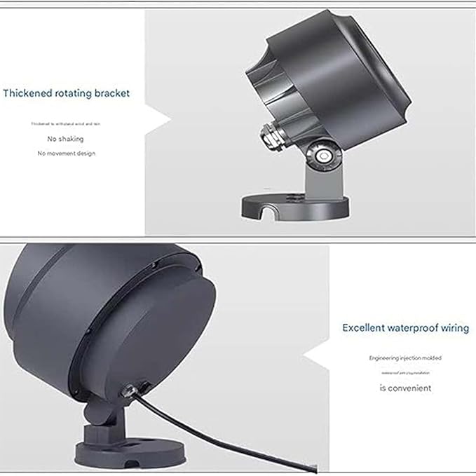 Landscape Lamp - 220V Outdoor LED Spotlight IP65 Waterproof Lawn Projector Floodlight Tree Lighting for Hotel Exterior Wall Contouring Landscaping Projects(B-Warm Light6 * 1W)