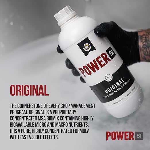 PowerSi Original 5L – Premium Silica Supplement for Stronger Plants &amp Maximum Nutrient Uptake – Enhances Growth Resilience &amp Yield – Highly Concentrated &amp Fast-Acting