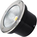 LED Beam Spotlight - 85-265V Outdoor Recessed Spot Light Round IP67 Waterproof In-Ground LED Landscape Lighting Outdoor Buried Lights Lawn/Courtyard Buried Lights((12V)-Warm White Light10W)
