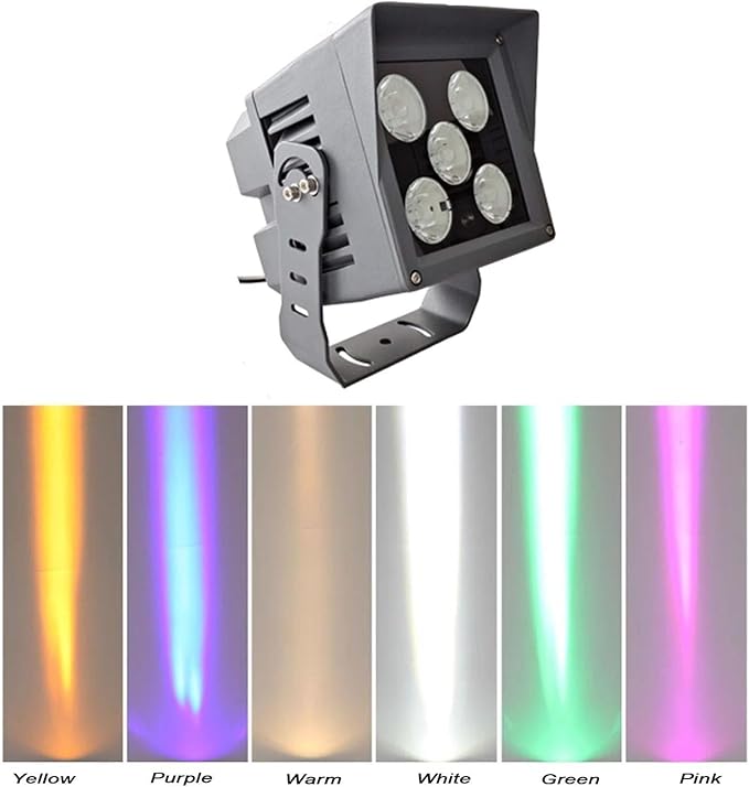 LED Beam Spotlight 111V-240V Long Range 180° Rotation Spotlight IP66 Outdoor Waterproof Narrow Beam SpotlightVilla Led Beam Landscape Projection LightsBlue 80W(111V)
