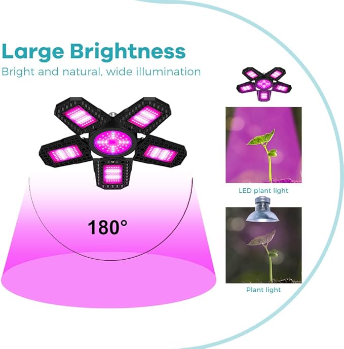 200W Full Spectrum Cultivation Seeds Adjustable Panels Lamp 110V Greenhouse Tent Hydroponic Planting Box UV/IR Indoors Vegetable Flowers Fruits Fill Light 110V Red Blue Potted Moss Succulent Lighting