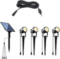 APONUO 4-in-1 Solar spot Lights and 16.4ft Extension Cord