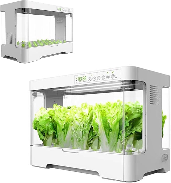 Hydroponics Growing System 30 Holes Aeroponic Tower Kit with 20W LED Grow Light 4L Water TankVertical Hydroponic Garden Tower for Home Kitchen Gardening