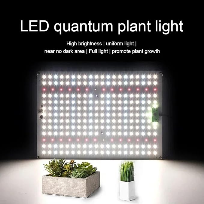 LED Grow Light Panel Lamp for Indoor Plants Full Spectrum with White Blue Red UV IR LEDs for 3x3ft Coverage Grow Tent Greenhouse Veg and Bloom Seedlings Hydroponics120W