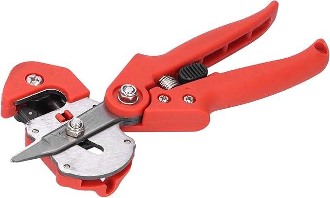 Garden Grafting Tool Set Plant Tree Branch Cutting Scissors Scissors Secateurs Professional Accessories for Gardeners (Red)