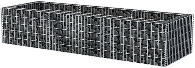 SKM Gabion Raised Bed Steel 106.3x35.4x19.7