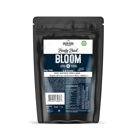 Organic Beefy Bud Bloom Plant Food Nutrients for Bloom &amp Flowering Stage Plants