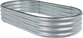 LINEX Galvanized Raised Garden Bed 6x3x1 ft Metal Raised Garden Beds Outdoor Planter Boxes Clearance for Gardening Vegetables Flowers Herbs Above Ground