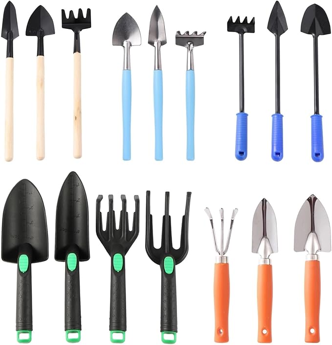 Garden Tool Set for Plants Flower Pot Shovel Rake Spade Tools Plant Weeding(3)