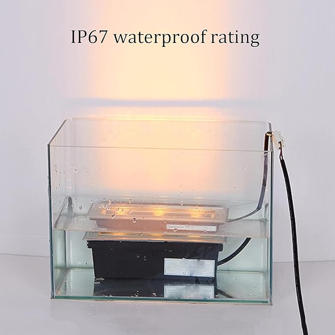 Outdoor Recessed Spotlight - AC85-265V Ground Landscape Lamp IP66 Waterproof Garden Buried Light Outdoor Underground Light for Patio Deck Driveway Landscape Lighting(RGB6W)