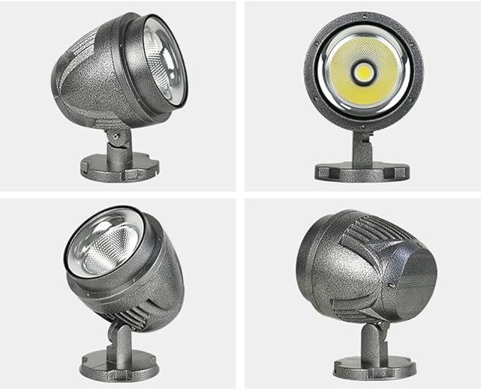 10/20/30/50/80W Outdoor Led Spotlight Waterproof Led Landscape Spotlights Warm Light and White Light Pathway Lighting Indoor and Outdoor Landscape Lighting Illumination/80W/White Light