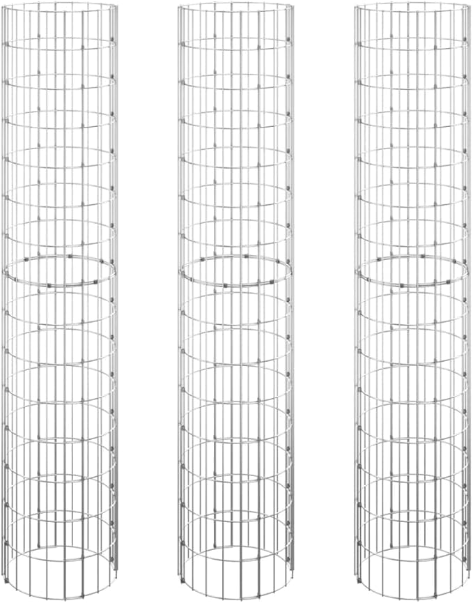 Gabion Raised Bed Silver Galvanized Steel Large Durable Gardening Pots &amp Planters 152021