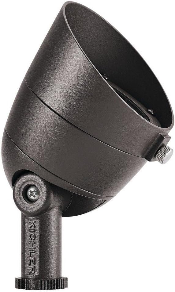 Kichler 16157AZT27 Transitional Accent from Landscape LED Collection Dark Finish 3.50 inches Textured Architectural Bronze