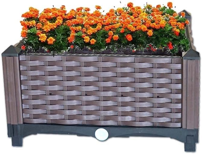 YSUEFIJO Raised Garden Bed for Vegetables Planter Box for Outdoor Plants Garden Planter Box Kit Elevated Garden Boxes Plant Pots for Vegetables Flower Herb Patio