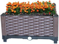 YSUEFIJO Raised Garden Bed for Vegetables Planter Box for Outdoor Plants Garden Planter Box Kit Elevated Garden Boxes Plant Pots for Vegetables Flower Herb Patio