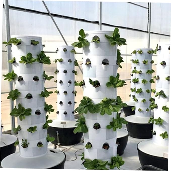 Happyyami 3sets Hydroponic Vertical Planting Cups Hydroponic Growing Tower Accessories Easy to Use