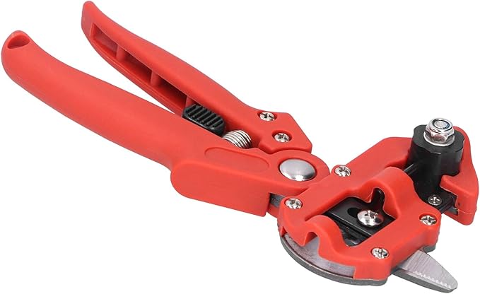 Garden Grafting Tool Set Plant Tree Branch Cutting Scissors Scissors Secateurs Professional Accessories for Gardeners (Red)