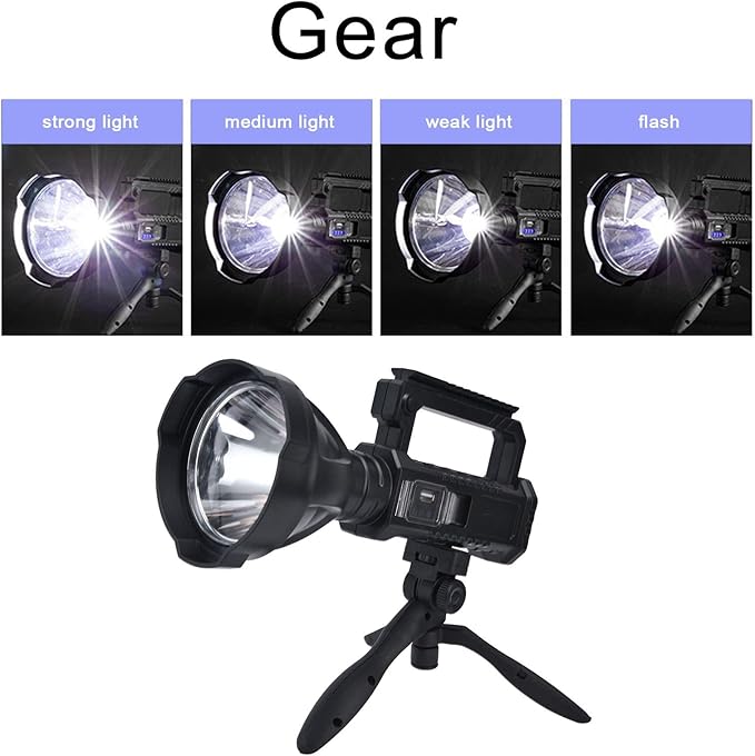 P50 Searchlight Bracket Light Highlight Portable Light Multifunctional Searchlight for Traveling Spotlights