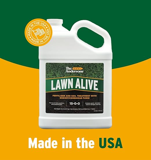 The Andersons Lawn Alive 15-0-0 Fertilizer and Soil Treatment with Endomycorrhizae Fungi - 128 fl oz