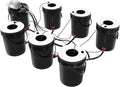 Hydroponics Growing System 7 Bucket Growing System Kit Recirculating Deep Water Culture Hydroponic Bucket System for Indoor/Outdoor Leafy Vegetables