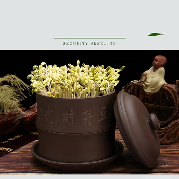 Sprouter Bean Growing Machine Purple Sand Bean Sprout Machine Large Capacity Sprouting Seedling Machines Plant Germination Kits