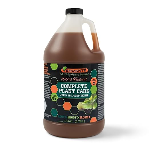 Complete Plant Care Liquid Soil Conditioner – Improve Lawn &amp Garden Health - Versatile Soil Conditioner for Lawns &amp Gardens - Simple Lawn and Garden Solutions (1 Gallon)